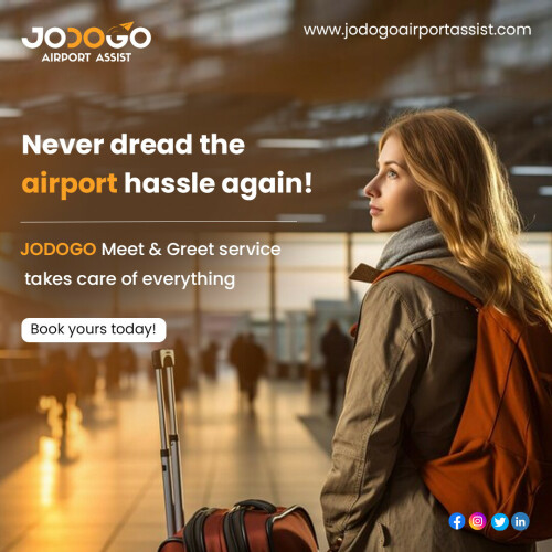 Our Meet & Greet service takes care of everything from check-in to baggage claim, so you can relax and enjoy your journey.

Book yours today: https://www.jodogoairportassist.com/

Call at +1(325) 225 5550

#Arrive #Departure #AirportTravel #AirportExperience #AirportAssistance #MedicalServices #SafetyAssistant #AirportSpecialAssistance #AirportMeetandGreet #AirportMeetandAssist #MeetandGreetAirport #AirportAssistanceServices #AirportConcierge #VIPConciergeServices #AirportFastTrackServices #VIPAirportAssistance #AirTravelAssistance #AirportLuggageAssistance #AirportBaggageHandling #FlightMonitoring #AirportWheelChairAssist #AirportMedicalEmergency #AirportTransfer #Limousines #BookLimousine #AirportLimousine #LimoAirport #BookLimo #LimousineServices #JodogoAirportAssist