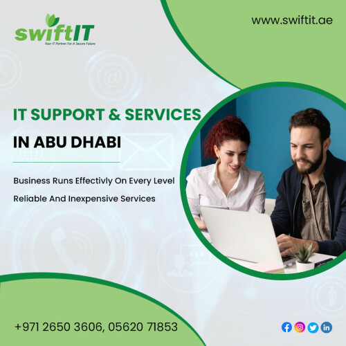 We provide a variety of IT support services, including !

With SwiftIT's assistance, get the best IT technical assistance services in Abu Dhabi. We offer a wide variety of IT support services in addition to technical help, software support, hardware support, and other services. We are always here to assist you with your IT problems.

Please feel free to contact us:

📱 +971-26503606

🌐 https://swiftit.ae/