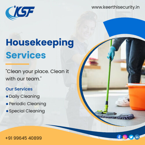 Keerthi Security's best cleaning team helps you clean your home and other places. Hire The Keerthi Security Cleaning Services Team Right Now!

Call for More Details: +91 9964540899

Visit our website: https://www.keerthisecurity.in/