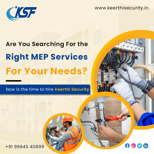 Are you searching for the right MEP services for your needs? Keerthi Security is here to provide the best mechanical, electrical, and plumbing services. 

Call for More Details: +91 9964540899

Visit our website: https://www.keerthisecurity.in/