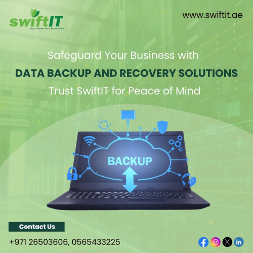 Why Data Backup and Recovery Solutions Matter Data is the lifeblood of your business. Don't leave it vulnerable to loss or corruption. Discover the importance of disaster recovery and data backup solutions with SwiftIT. Secure your business's future today!

📱 +971-26503606, 0565433225

🌐 https://swiftit.ae/